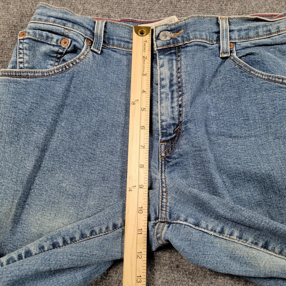 Levis Classic Relaxed Boot Cut 550 Jeans‎ Womens 12M Light Wash Mid Rise Y2K